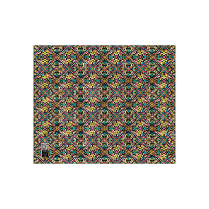 Neon Pop Art Revival Pop Culture Retro Crushed Velvet Blanket - 8404 Design-59