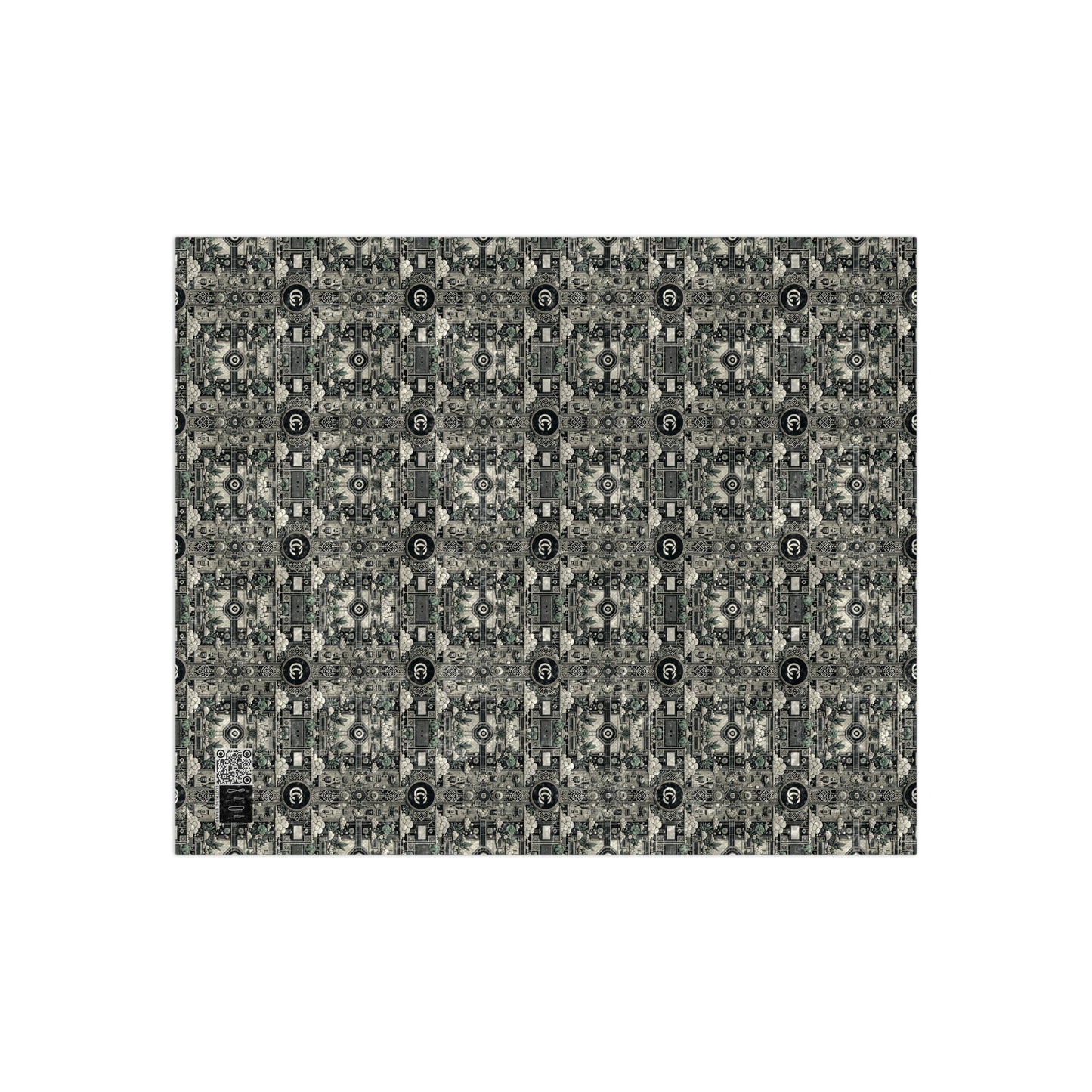 Cyber Garden Party Tech Garden Extravaganza Crushed Velvet Blanket - 8404 Design-54