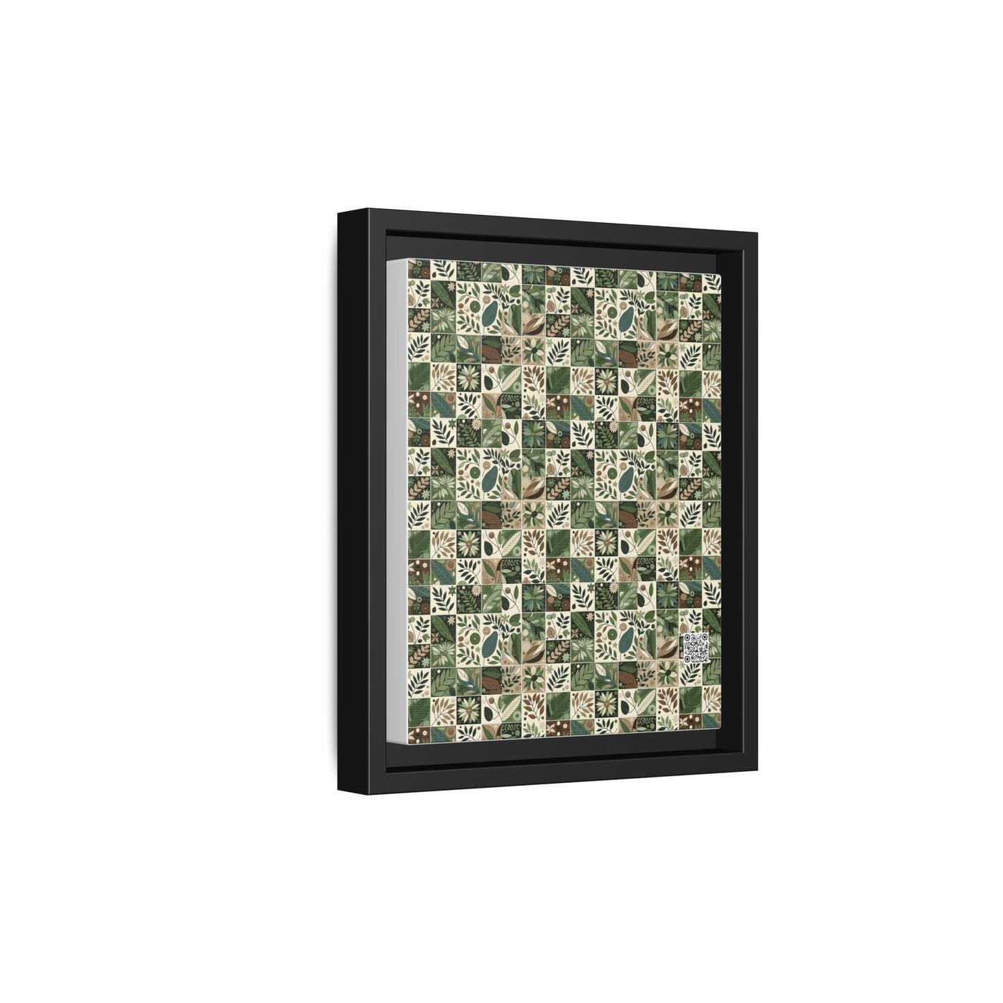 Streetwear Sustainability Environmentally Conscious Streetwear with a Natural Aesthetic Matte Canvas, Framed (multi-color) - 8404 Design-57 B