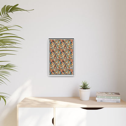 Digital Artistic Expression Artistic Streetwear Matte Canvas, Framed (multi-Color) - 8404 Design-46 B
