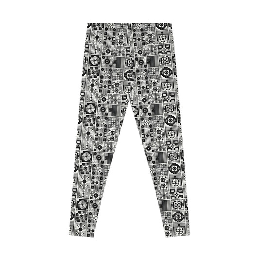 Digital Minimalism Minimalist Tech Stretch Leggings - 8404 Design-55