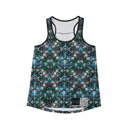 Tech-Infused Futurism Futuristic Tech Women's Tank Top - 8404 Design-63