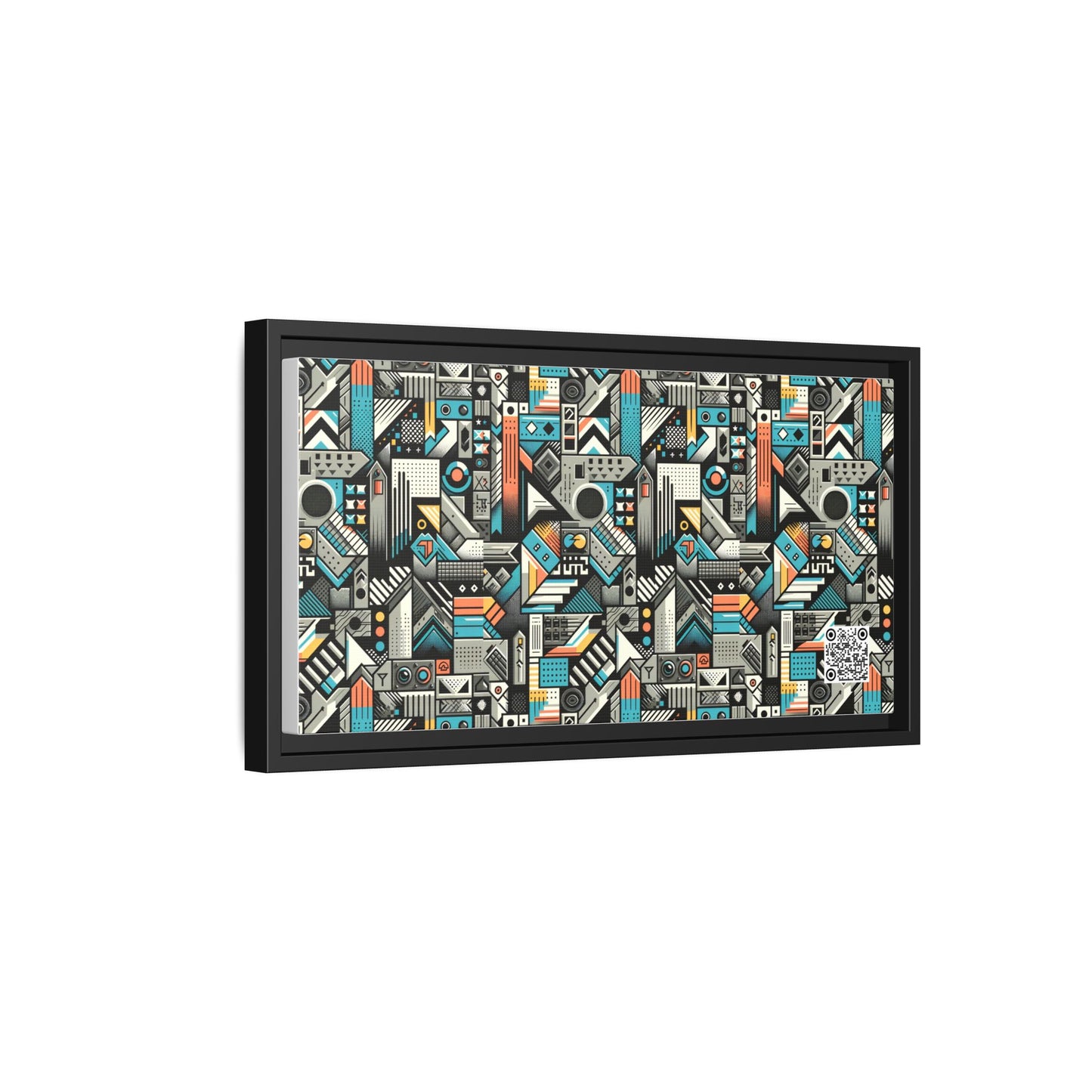 Digital Street Art Urban Street Style Matte Canvas, Framed (multi-color) - 8404 Design-81 B