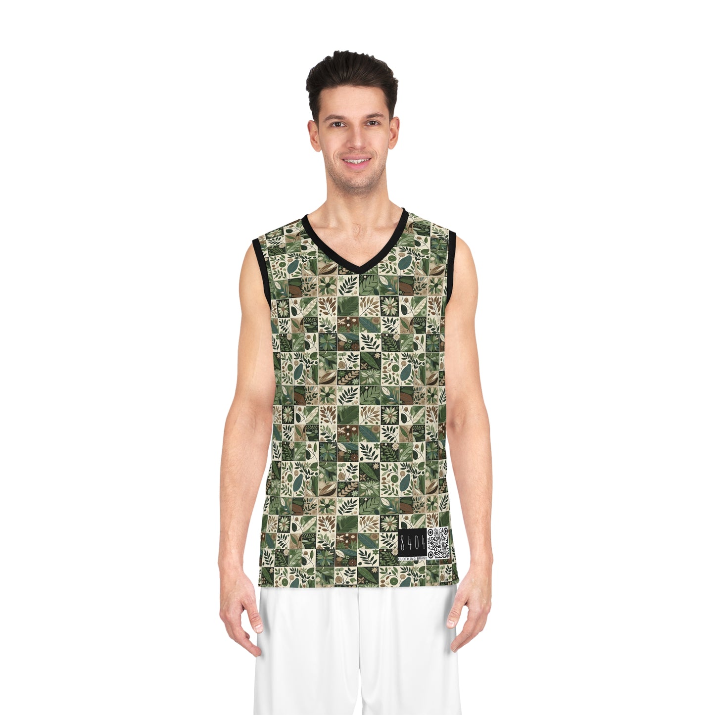 Streetwear Sustainability Environmentally Conscious Streetwear with a Natural Aesthetic Basketball Jersey - 8404 Design-57