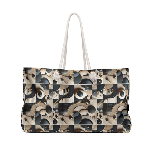 Tech-forward Luxe Streetwear Tech Luxe Fusion Weekender Bag - 8404 Design-71