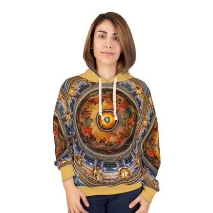 8404 Unisex Adult "divine in Gold" Fashion Pullover Hoodie