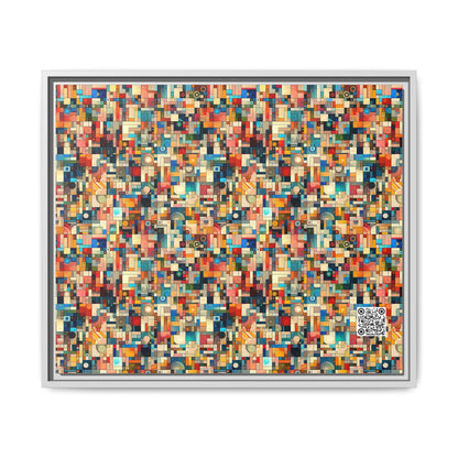 Digital Artistic Expression Artistic Streetwear Matte Canvas, Framed (multi-Color) - 8404 Design-46 B