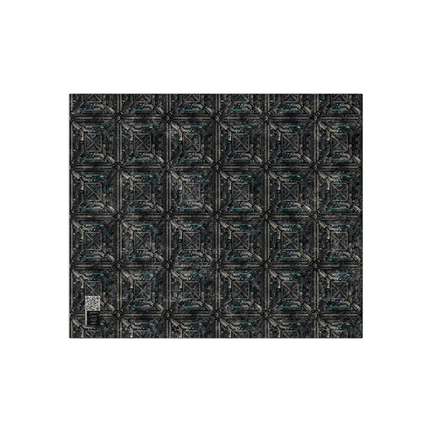 Tech Noir Futuristic Tech Aesthetic with a Dark Twist Crushed Velvet Blanket - 8404 Design-59