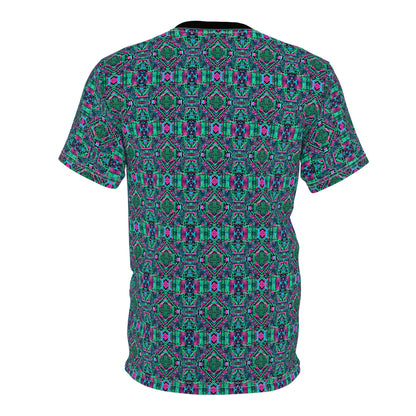 Digital Glitch Vibes Tech-Inspired Streetwear Unisex Cut & Sew Tee - 8404 Design-71