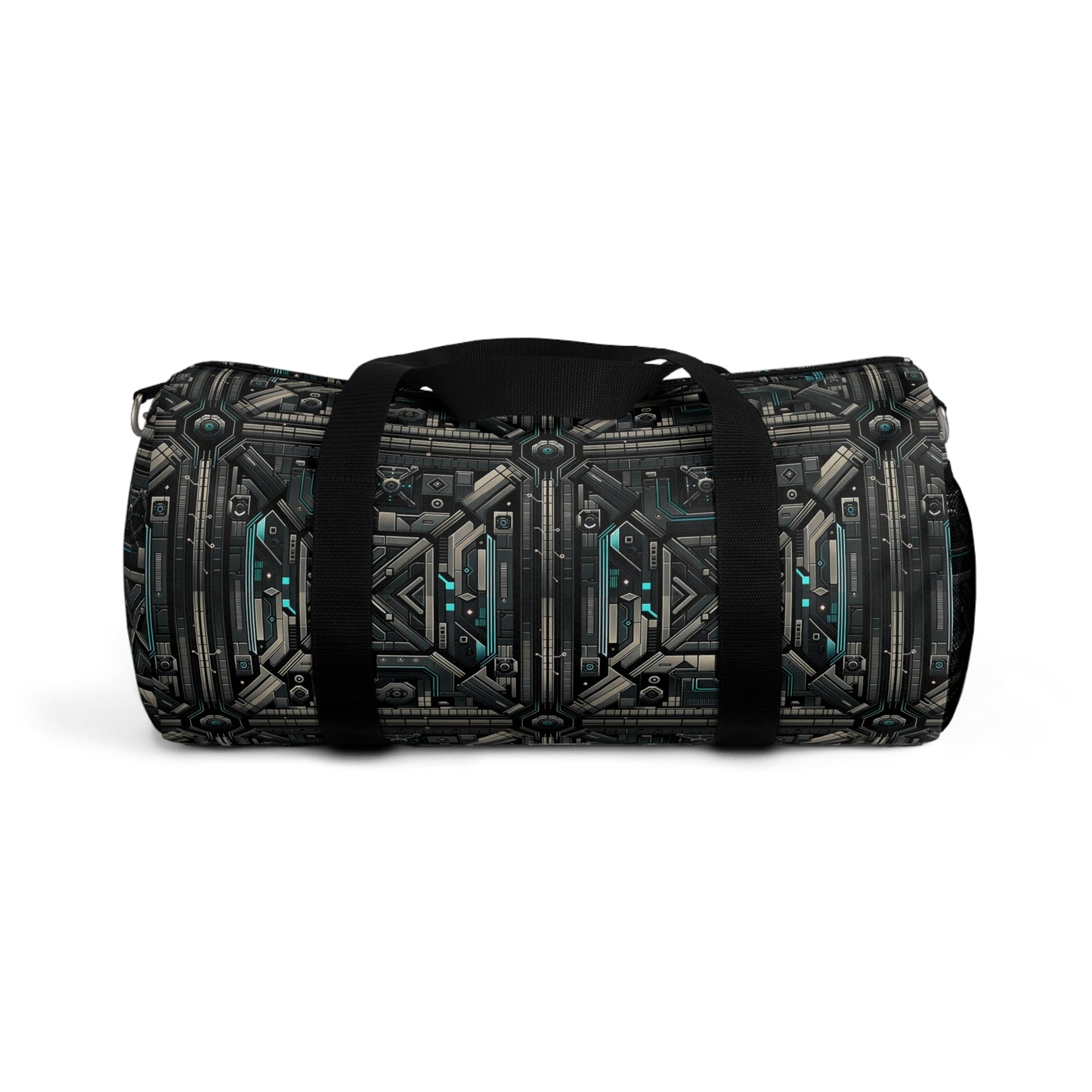 Tech Noir Futuristic Tech Aesthetic with a Dark Twist Duffel Bag - 8404 Design-59