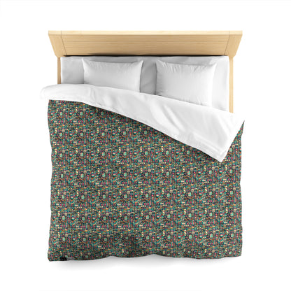 Skate Culture Revival Urban Retro Cool Microfiber Duvet Cover - 8404 Design-61