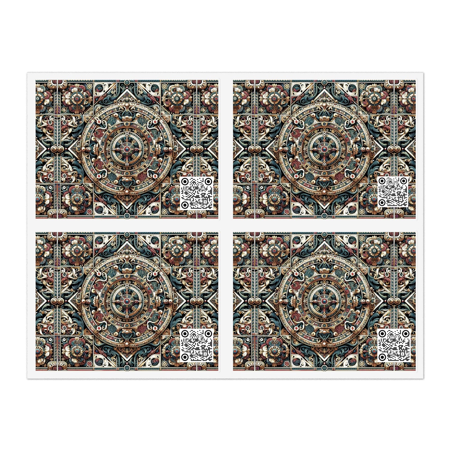 Urban Renaissance Historical Fusion With Street Edge Sticker Sheets - 8404 Design-57