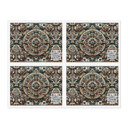 Urban Renaissance Historical Fusion With Street Edge Sticker Sheets - 8404 Design-57