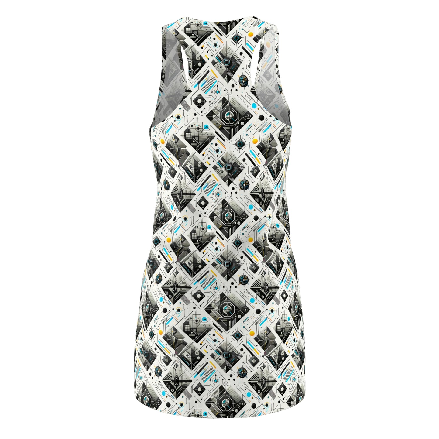 Tech Minimalism Minimalist Tech Women's Cut & Sew Racerback Dress - 8404 Design-47