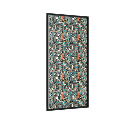 Digital Street Art Urban Street Style Matte Canvas, Framed (multi-color) - 8404 Design-81 B