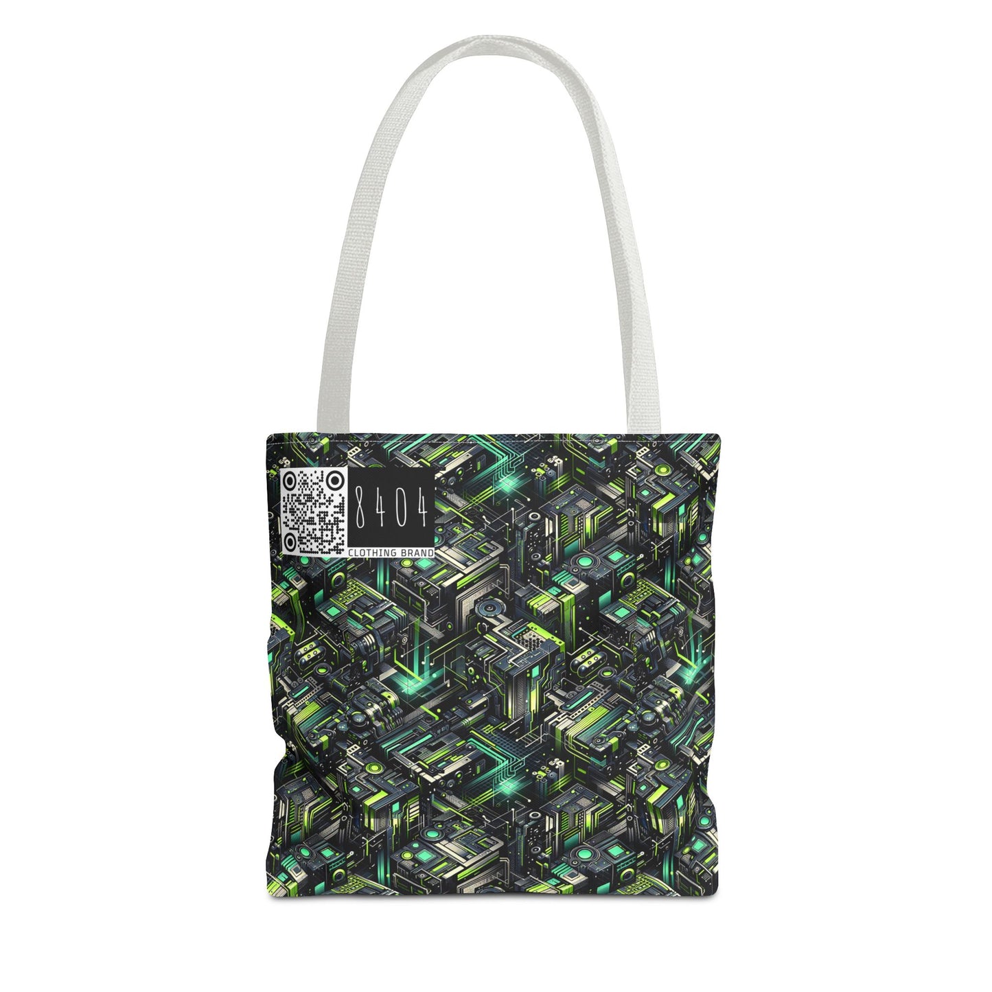 Tech-Infused Graphics Tech-Forward Streetwear Tote Bag - 8404 Design-47
