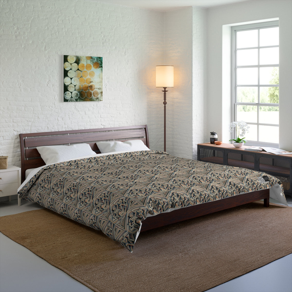 Tech Illusion Graphics Futuristic Artistry Comforter - 8404 Design-52