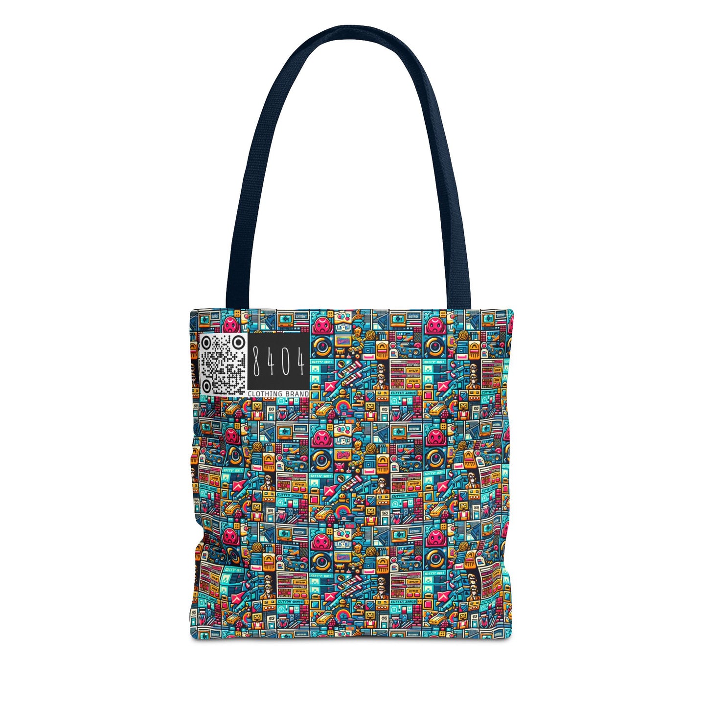 Digital Pop Culture Mashup Maximalist Pop Tote Bag - 8404 Design-47