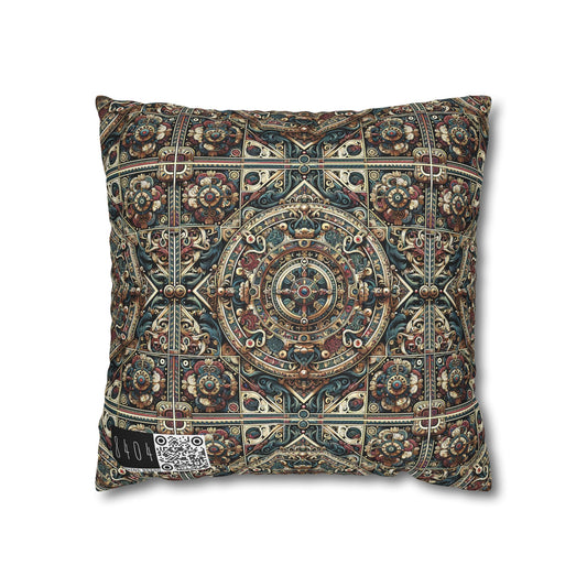 Urban Renaissance Historical Fusion With Street Edge Spun Polyester Square Pillowcase - 8404 Design-57