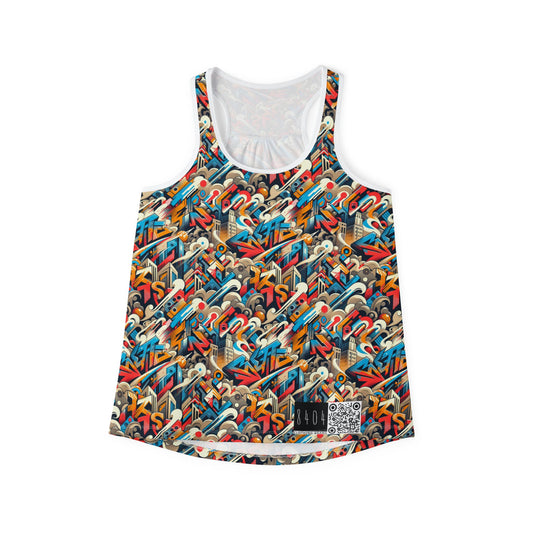 Neo-Traditional Street Art Modern Street Art Fusion Women's Tank Top - 8404 Design-44