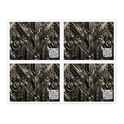 Tech Noir Fusion Sleek Tech Luxe Sticker Sheets - 8404 Design-49