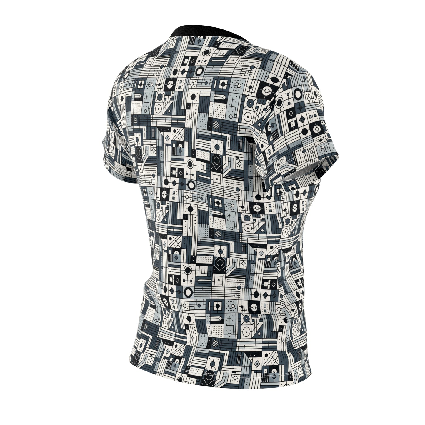 Digital Minimalism Minimalist Tech Women's Cut & Sew Tee - 8404 Design-49