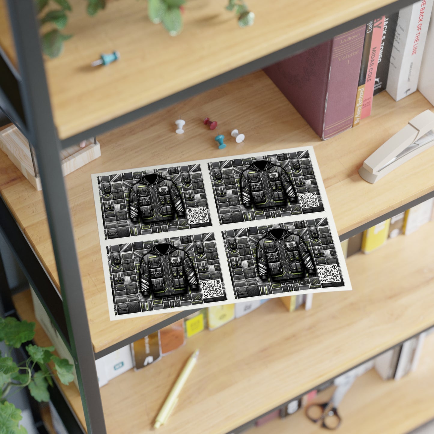 Tech Utility Futuristic Utility Sticker Sheets - 8404 Design-61