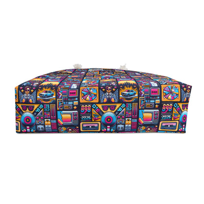 Digital Pop Culture Mashup Maximalist Pop Weekender Bag - 8404 Design-52