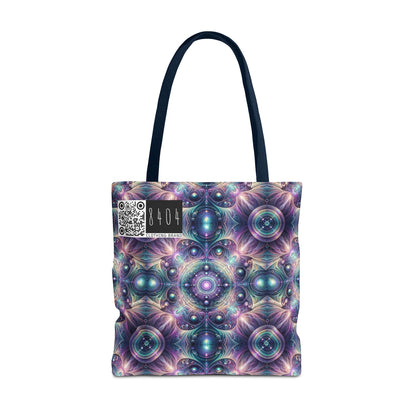 Iridescent Tech Fusion Tech-Forward Streetwear Tote Bag - 8404 Design-61