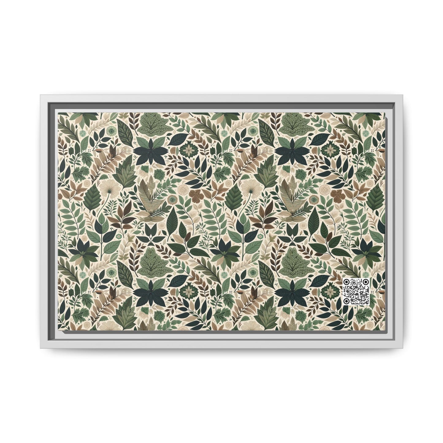 Streetwear Sustainability Environmentally Conscious Streetwear with a Natural Aesthetic Matte Canvas, Framed (multi-color) - 8404 Design-57 B