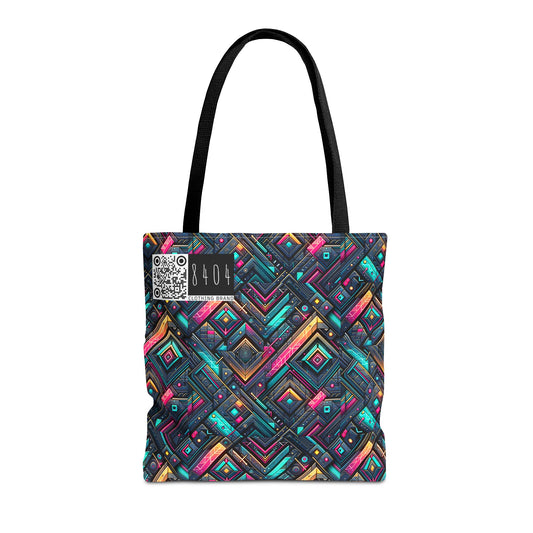 Tech-Inspired Graphics Cyberpunk Cool Tote Bag - 8404 Design-67