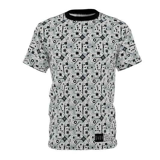 Digital Minimalism Minimalist Tech Unisex Cut & Sew Tee - 8404 Design-48