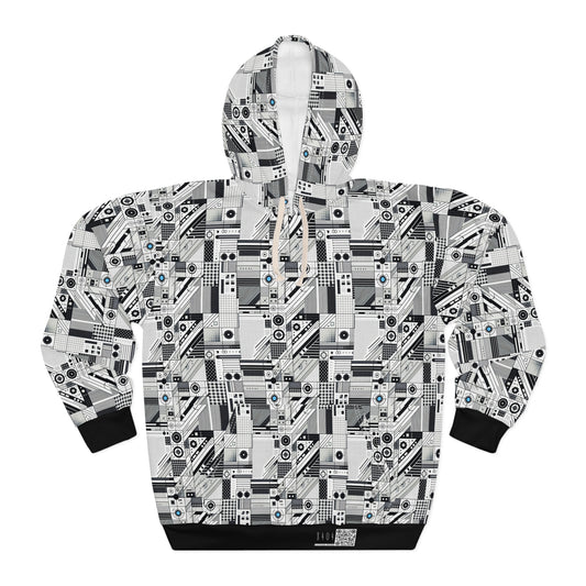 Digital Minimalism Minimalist Tech Pullover Hoodie - 8404 Design-52