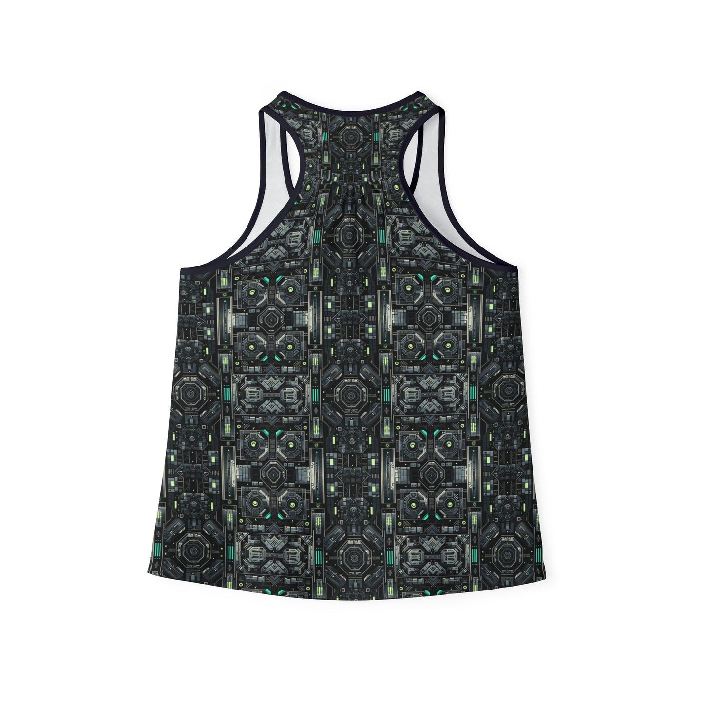 Tech Noir Tech-Forward Minimalism Women's Tank Top - 8404 Design-52