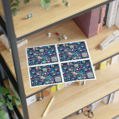 Digital Renaissance Tech-Forward Maximalism Sticker Sheets - 8404 Design-50
