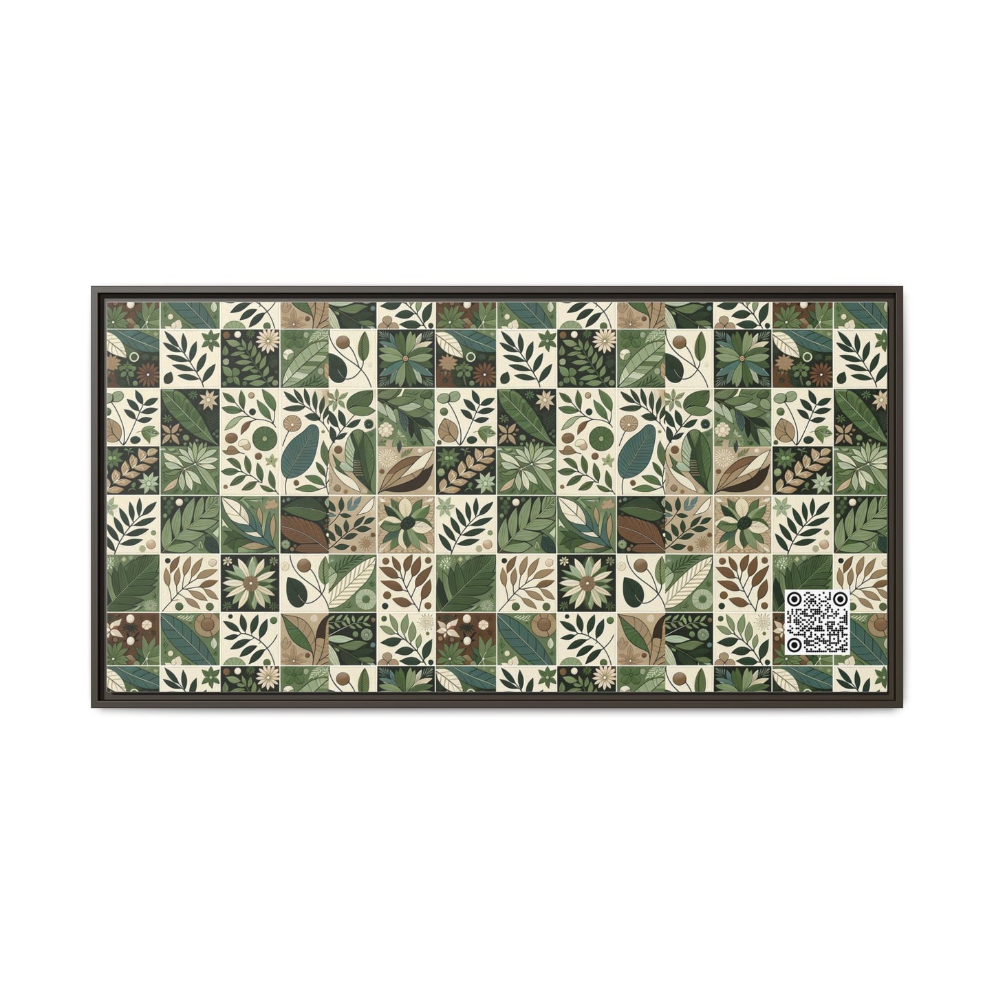 Streetwear Sustainability Environmentally Conscious Streetwear with a Natural Aesthetic Matte Canvas, Framed (multi-color) - 8404 Design-57 B