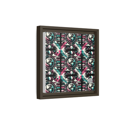 Digital Artistry Digital-native Streetwear Matte Canvas, Framed (multi-color) - 8404 Design-62 B