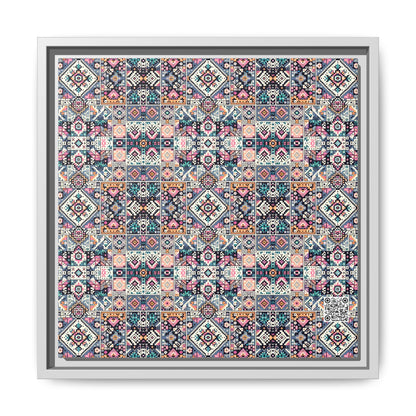 Matte Canvas, Framed (multi-Color) - 8404 Design-01