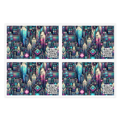 Digital Renaissance Tech-Forward Maximalism Sticker Sheets - 8404 Design-56