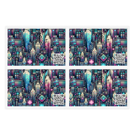 Digital Renaissance Tech-Forward Maximalism Sticker Sheets - 8404 Design-56