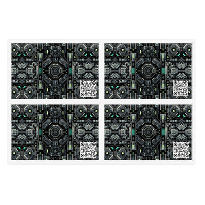 Tech Noir Tech-Forward Minimalism Sticker Sheets - 8404 Design-52