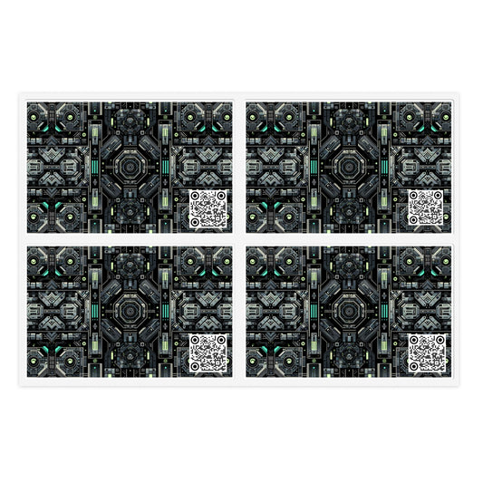 Tech Noir Tech-Forward Minimalism Sticker Sheets - 8404 Design-52