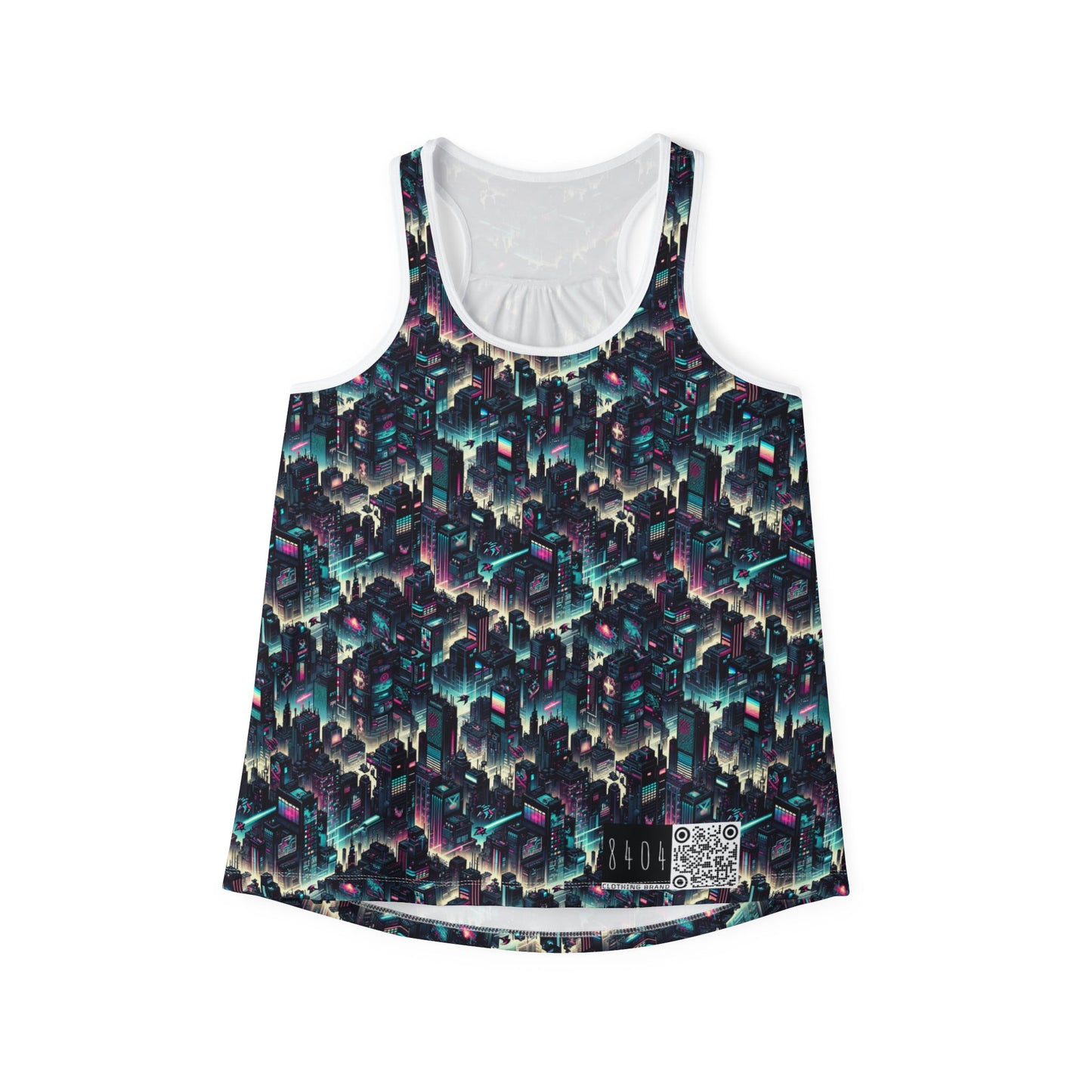 Digital Rebellion Tech-Inspired Streetwear Women's Tank Top - 8404 Design-51