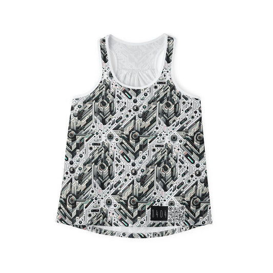 Tech-Infused Streetwear Tech-Forward Minimalism Women's Tank Top - 8404 Design-51