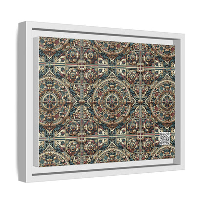 Urban Renaissance Historical Fusion With Street Edge Matte Canvas, Framed (multi-Color) - 8404 Design-57 A