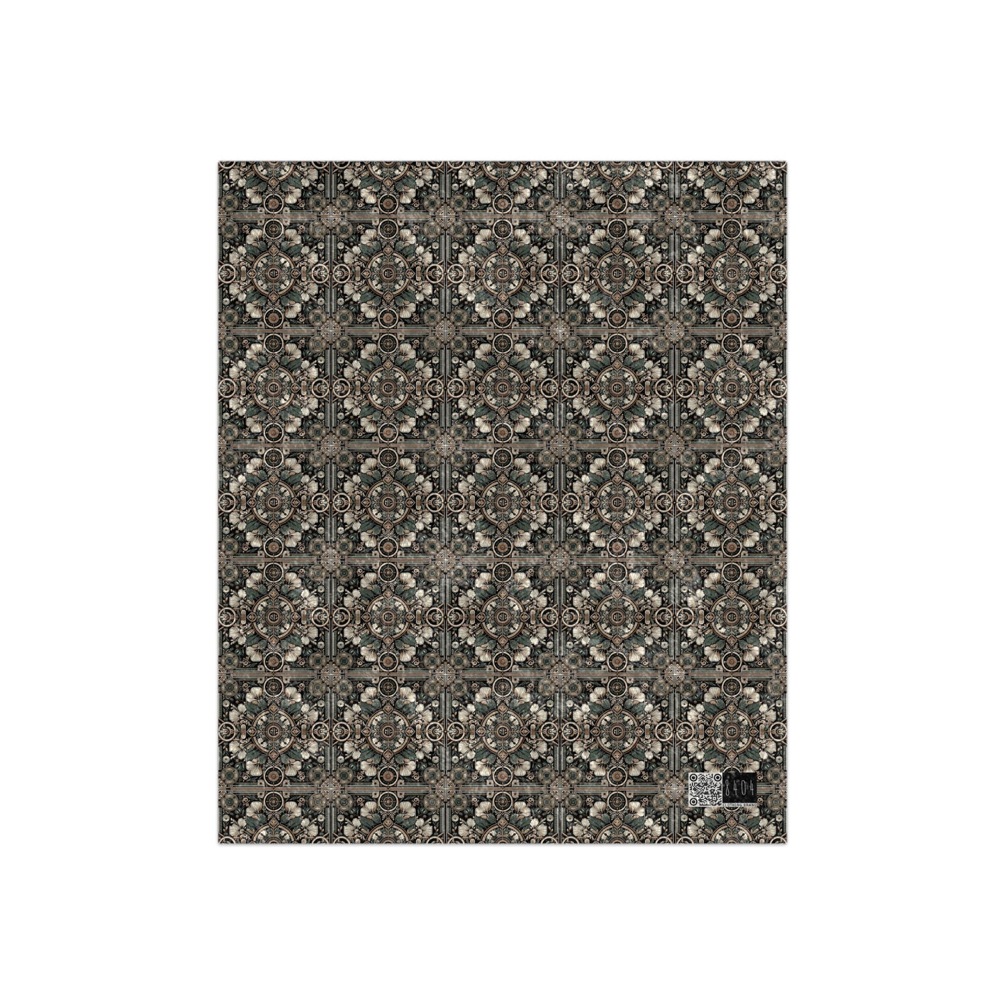 Cyber Garden Party Tech Garden Extravaganza Crushed Velvet Blanket - 8404 Design-66