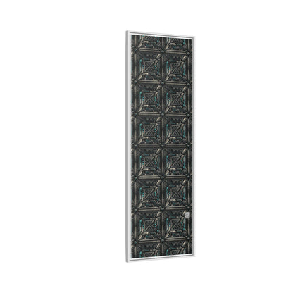 Tech Noir Futuristic Tech Aesthetic with a Dark Twist Matte Canvas, Framed (multi-color) - 8404 Design-59 B