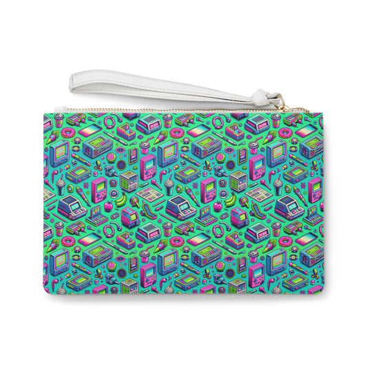 Y2k Revival Nostalgic Futurism Clutch Bag - 8404 Design-48