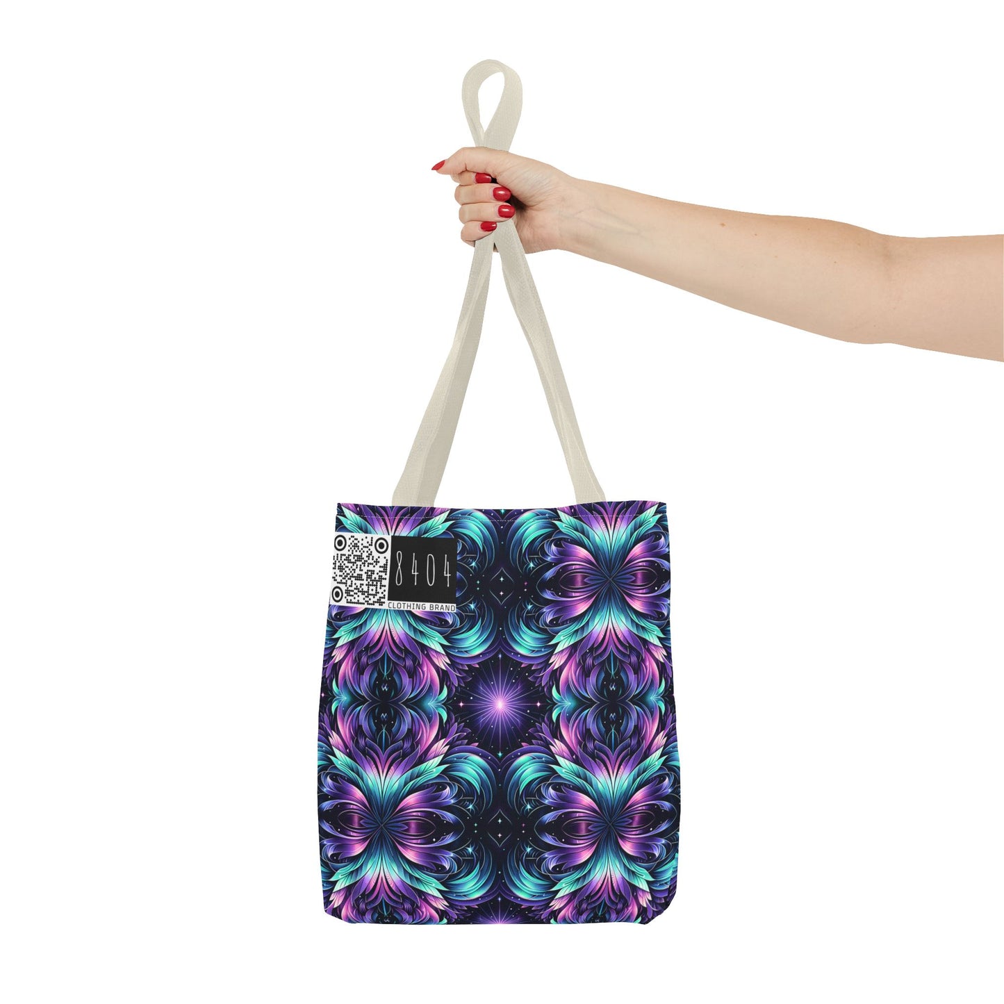 Iridescent Dream Futuristic Tech Tote Bag - 8404 Design-60