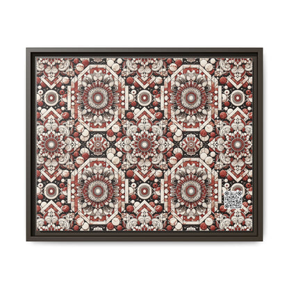 Neo Jomon Sculptural Aesthetics Artisanal Streetwear Matte Canvas, Framed (multi-Color) - 8404 Design-55 A